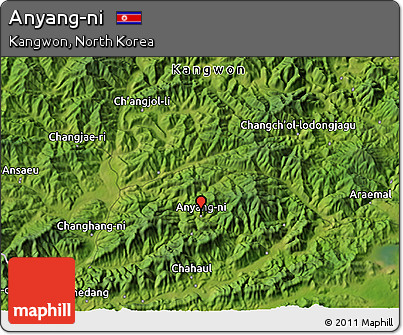Satellite 3D Map of Anyang-ni