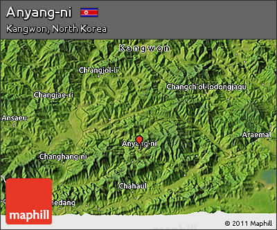 Satellite 3D Map of Anyang-ni