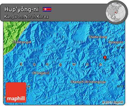 Political Map of Hup'yŏng-ni