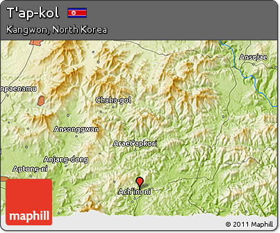 Physical 3D Map of T'ap-kol