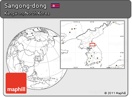 Blank Location Map of Sangong-dong