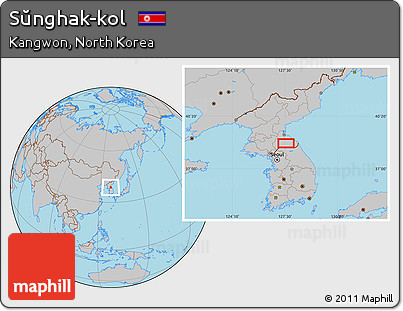 Gray Location Map of Sŭnghak-kol