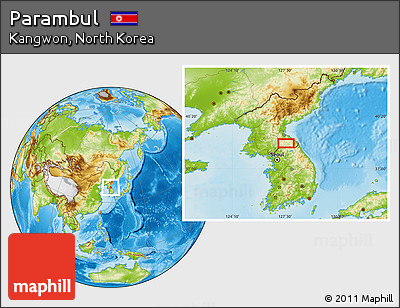 Physical Location Map of Parambul