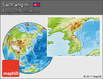 Physical Location Map of Sach'ang-ni