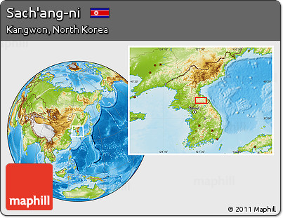 Physical Location Map of Sach'ang-ni