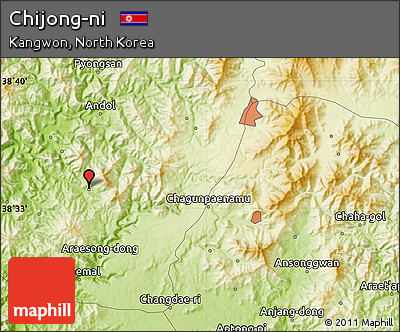Physical Map of Chijong-ni