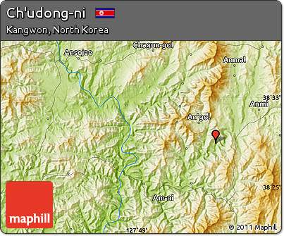 Physical Map of Ch'udong-ni