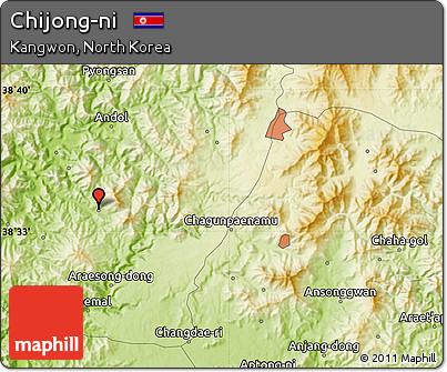 Physical Map of Chijong-ni
