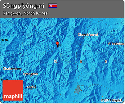 Political Map of Sŏngp'yŏng-ni