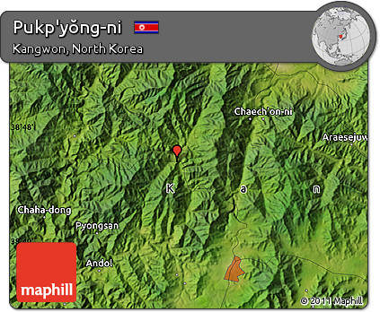 Satellite Map of Pukp'yŏng-ni