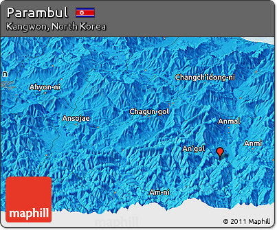 Political Panoramic Map of Parambul