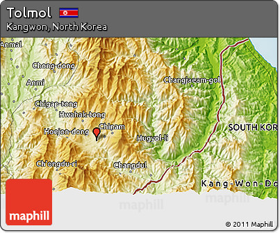 Physical 3D Map of Tolmol