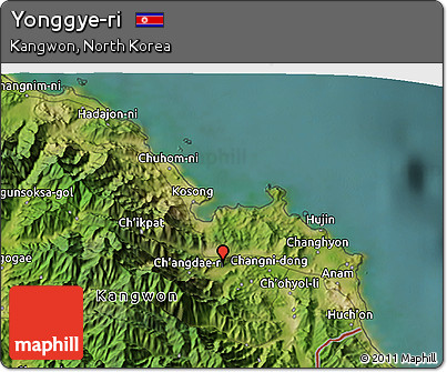 Satellite 3D Map of Yonggye-ri