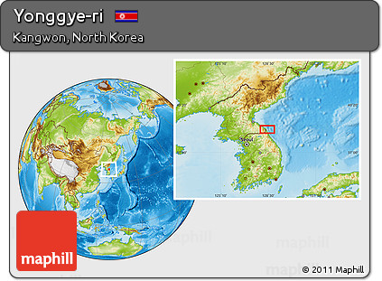 Physical Location Map of Yonggye-ri