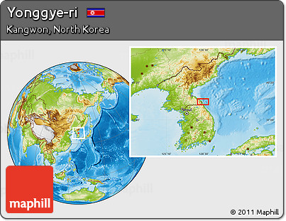 Physical Location Map of Yonggye-ri
