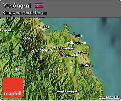 Satellite Map of Yusŏng-ni