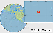 Savanna Style Location Map of the area around 38° 36' 25" N, 136° 46' 30" W