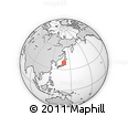 Outline Map of the Area around 38° 36' 25" N, 140° 19' 29" E, rectangular outline