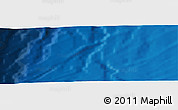 Shaded Relief Panoramic Map of the area around 38° 36' 25" N, 144° 34' 29" E