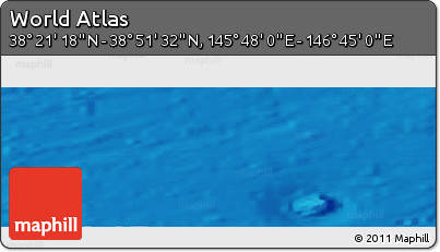 Physical Panoramic Map of the Area around 38° 36' 25" N, 146° 16' 30" E
