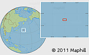 Savanna Style Location Map of the area around 38° 36' 25" N, 159° 1' 30" E