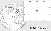 Blank Location Map of the area around 38° 36' 25" N, 21° 10' 29" W