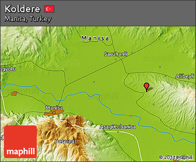 Physical 3D Map of Koldere
