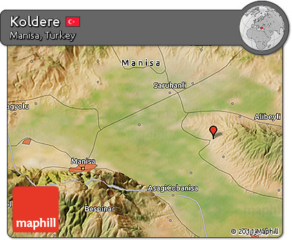 Satellite 3D Map of Koldere