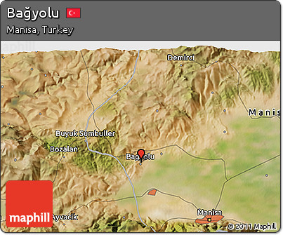 Satellite 3D Map of Bağyolu