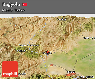 Satellite 3D Map of Bağyolu