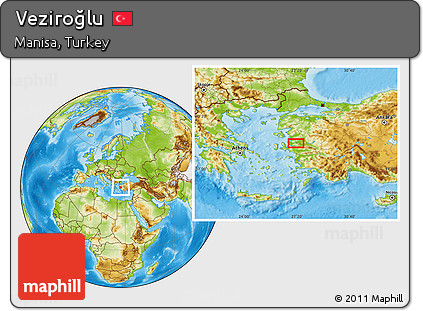 Physical Location Map of Veziroğlu