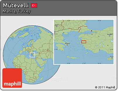 Savanna Style Location Map of Mütevelli
