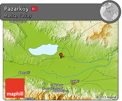 Physical 3D Map of Pazarköy
