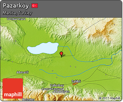 Physical 3D Map of Pazarköy