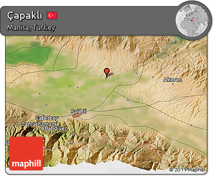 Satellite 3D Map of Çapaklı