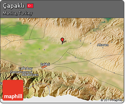 Satellite 3D Map of Çapaklı