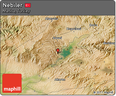 Satellite 3D Map of Nebiler