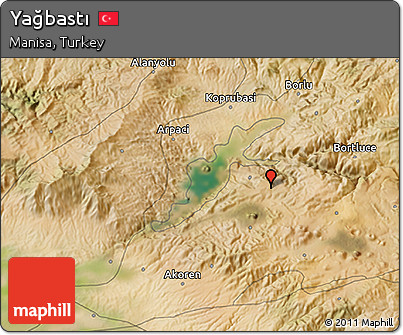 Satellite 3D Map of Yağbastı