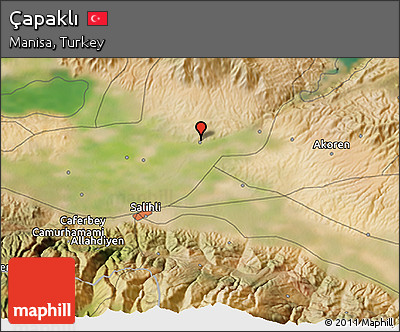 Satellite 3D Map of Çapaklı