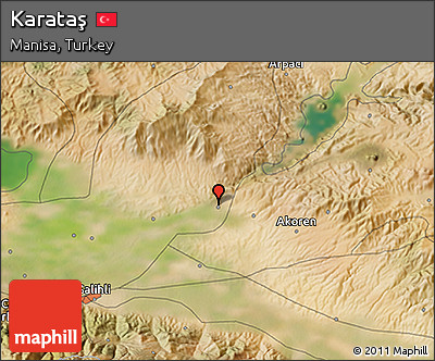 Satellite 3D Map of Karataş