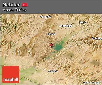 Satellite 3D Map of Nebiler