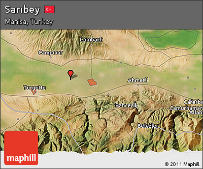 Satellite 3D Map of Sarıbey