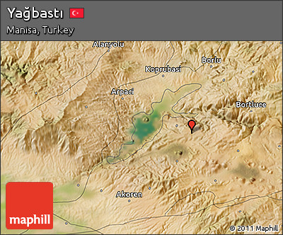 Satellite 3D Map of Yağbastı