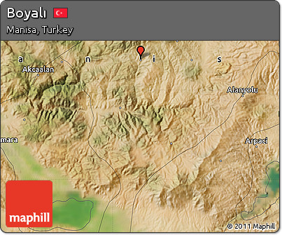 Satellite Map of Boyalı