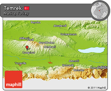 Physical Panoramic Map of Temrek