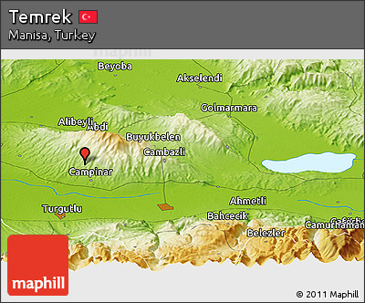 Physical Panoramic Map of Temrek