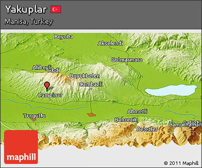 Physical Panoramic Map of Yakuplar