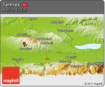 Physical Panoramic Map of Temrek