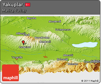 Physical Panoramic Map of Yakuplar