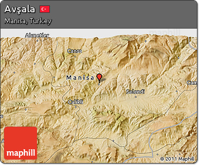Satellite 3D Map of Avşala